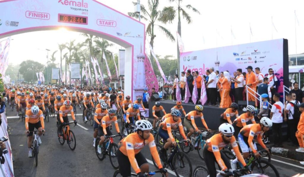 Hari Kedua Tour of Kemala 2025 Meriah, 1.794 Peserta Ramaikan Lintasan di Yogyakarta 1 gbd