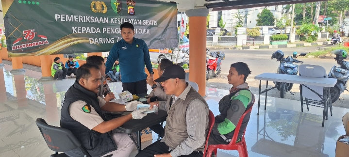 RS Bhayangkara Polda Banten Gelar Pemeriksaan Kesehatan Gratis untuk Pengemudi Ojek Online di Pandeglang 4 IMG 20250614 073153