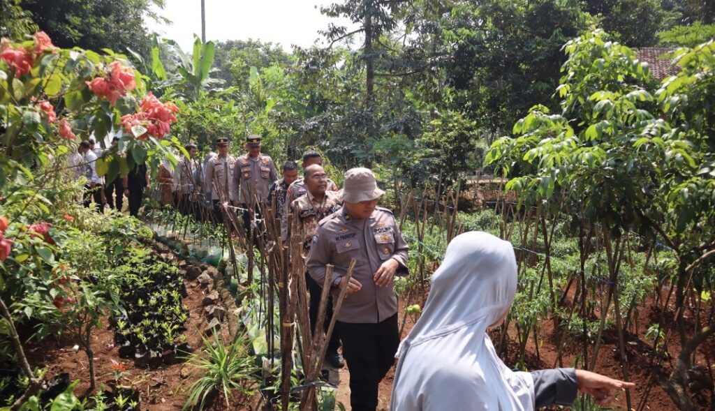Satbinmas Polres Pandeglang Dampingi Penilaian Lomba Pekarangan Pangan Bergizi oleh Polda Banten dalam Rangka HUT Bhayangkara ke-79 6 jhvghc